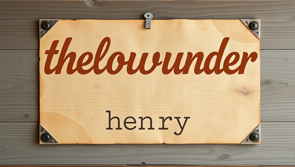 thelowdownunder henry